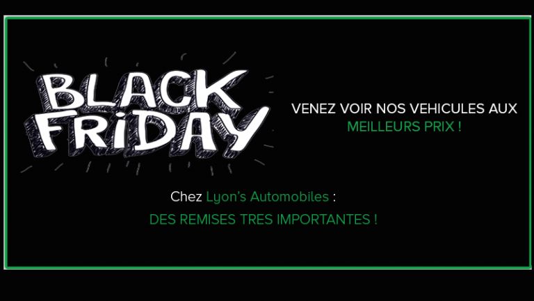 BLACK FRIDAY & GROSSES REMISES SUR TOUT LE MOIS DE NOVEMBRE 2018